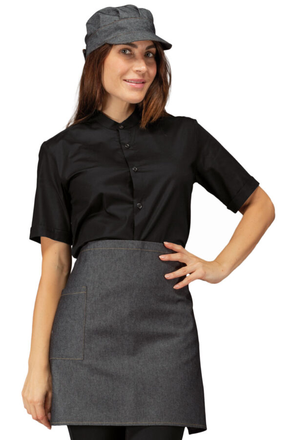 GREMBIULE VITA CON TASCA BLACK JEANS