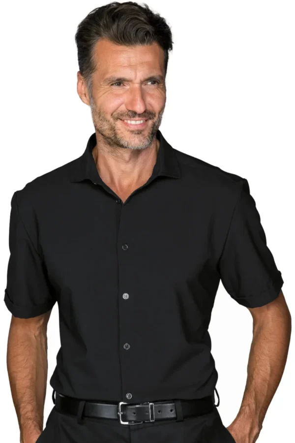 Camicia Birmingham Technology 100% Poliestere Manica Corta
