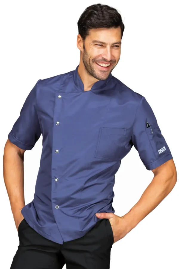 Giacca Chef Belfast Superdry Microfibra Manica Corta