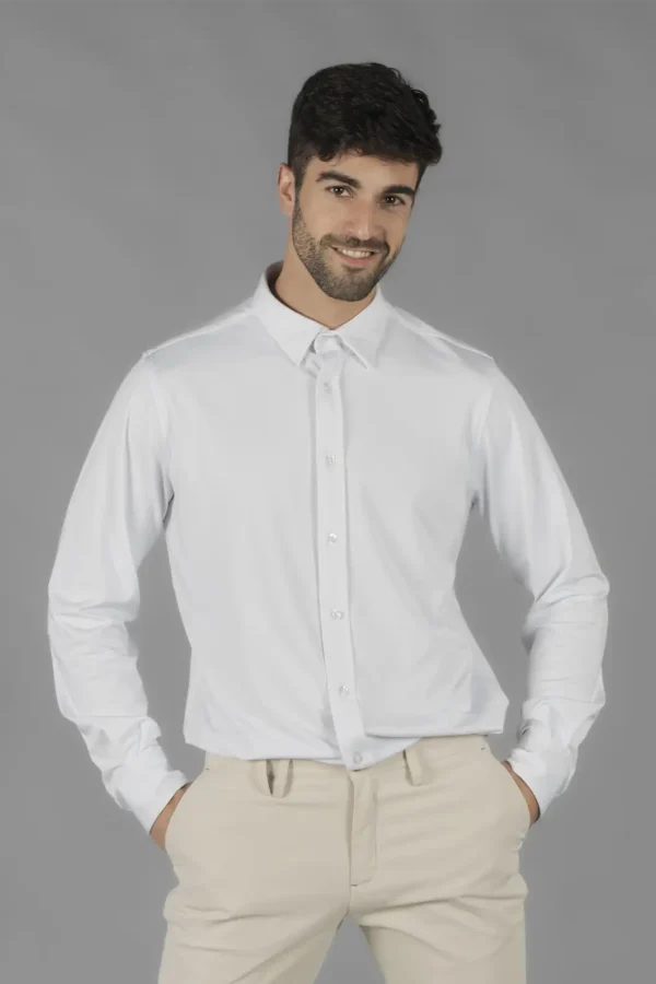 Camicia da Uomo a Collo Rotondo Luzon