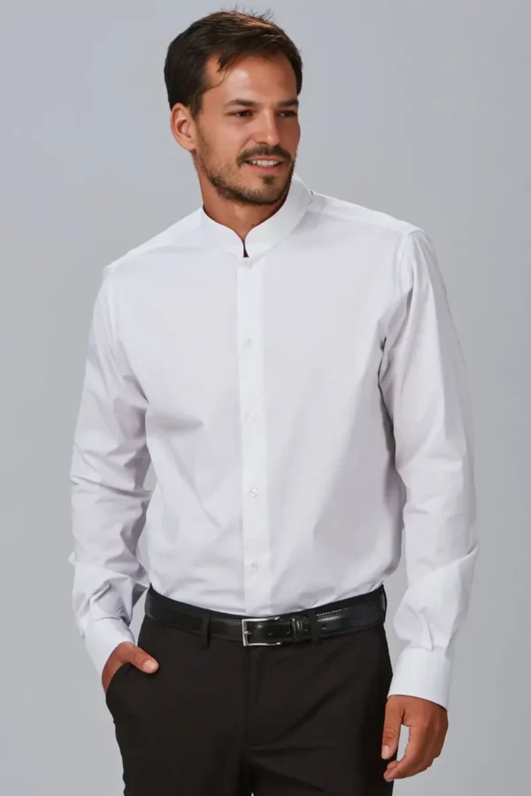 Camicia da Uomo Slim Fit alla Coreana