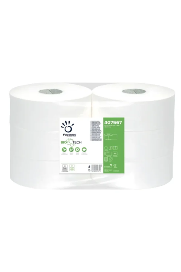 Carta Igienica Maxi Jumbo Bio Tech